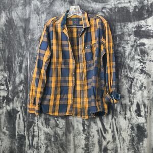 Turtle Sports Club Long Sleeve Cotton Shirt Plaid slim fit 39